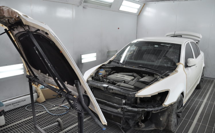  SKODA OCTAVIA RS 2012 2.0 Turbo кузовной ремонт